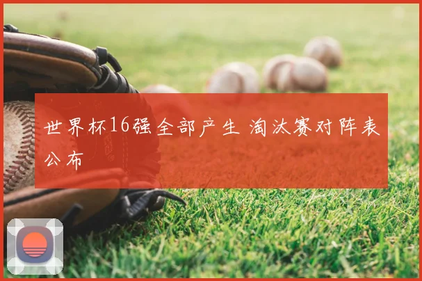 世界杯16强全部产生 淘汰赛对阵表公布